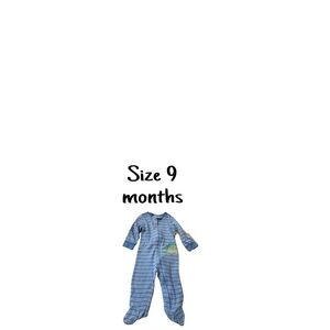 Blue Striped Baby Onesie